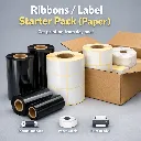 Ribbons and label starter pack for GoDex label printers